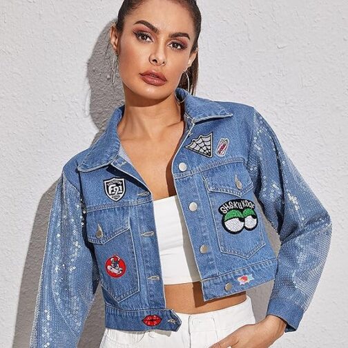meneng embroidered patches iron on appliques: 30pcs assorted cool punk embroidery sew on patch for jackets clothing
