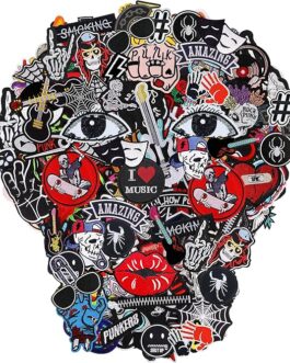Home meneng embroidered patches iron on appliques: 30pcs assorted cool punk embroidery sew on patch for jackets clothing