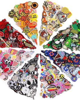 Home nicevinyl embroidered iron on patches applique: 72pcs random assorted decorative patches iron on/sew on for clothing accessories